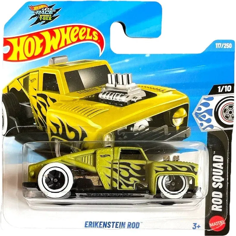 Базова машинка Hot Wheels HW Rod Squad Erikenstein Rod жовта (5785) JJL10-N521