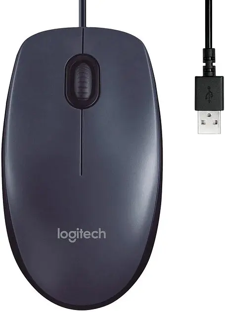 Мышка Logitech B100 HC проволочная юсб - фото 5