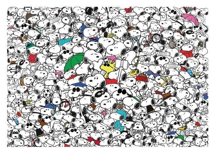 Пазл Clementoni Impossible: Весела дітвора, Пінатс (Impossible Peanuts Puzzle - 1000 pcs.), 1000 ел. (39804) - фото 2