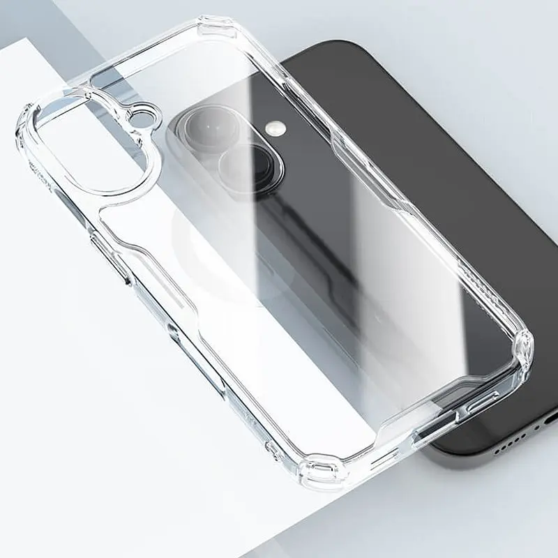 TPU чохол Nillkin Nature Pro Series для Apple iPhone 16 Plus (6.7) Безбарвний (прозорий) - фото 7