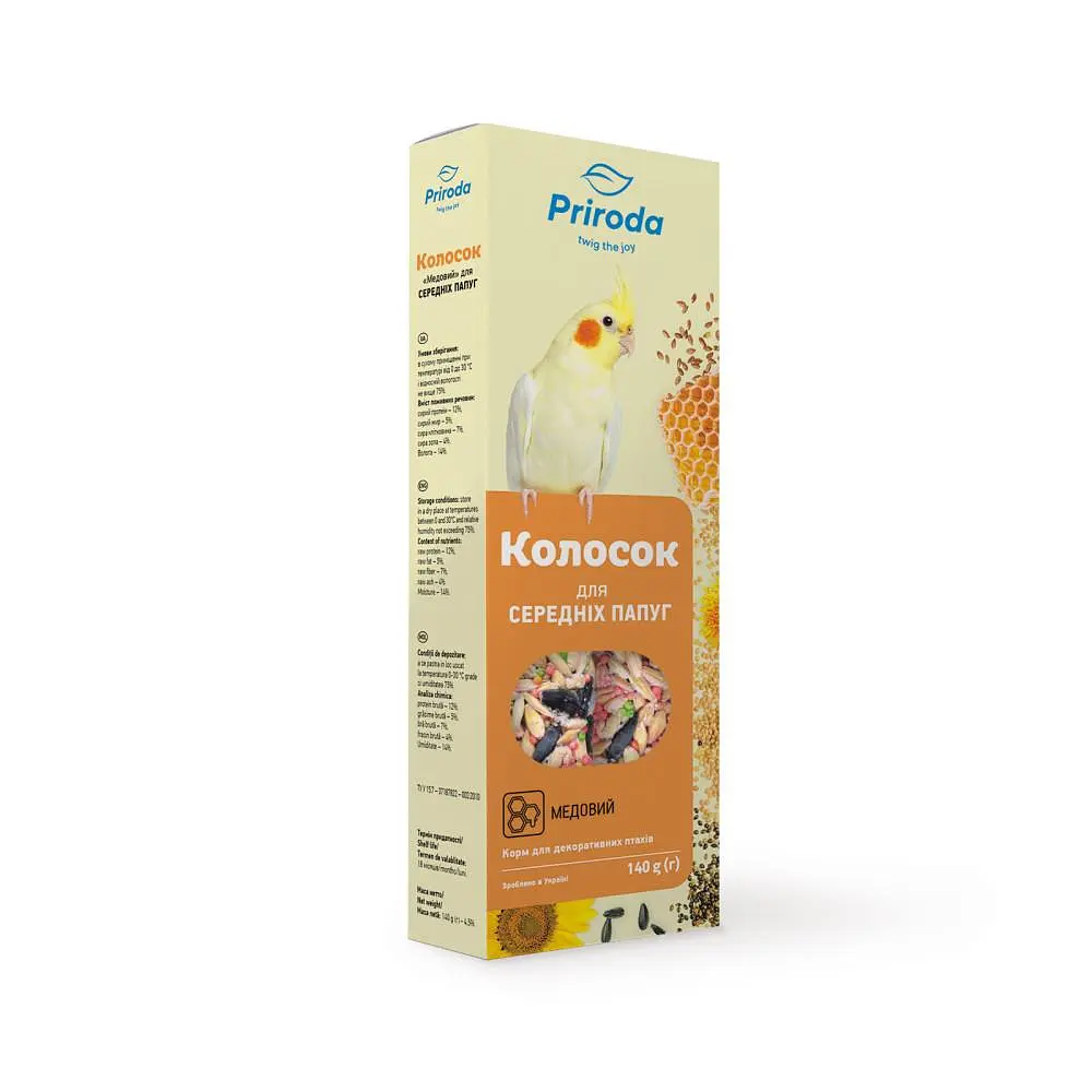 Колосок Природа для німф Медовий 140г арт.PR740049