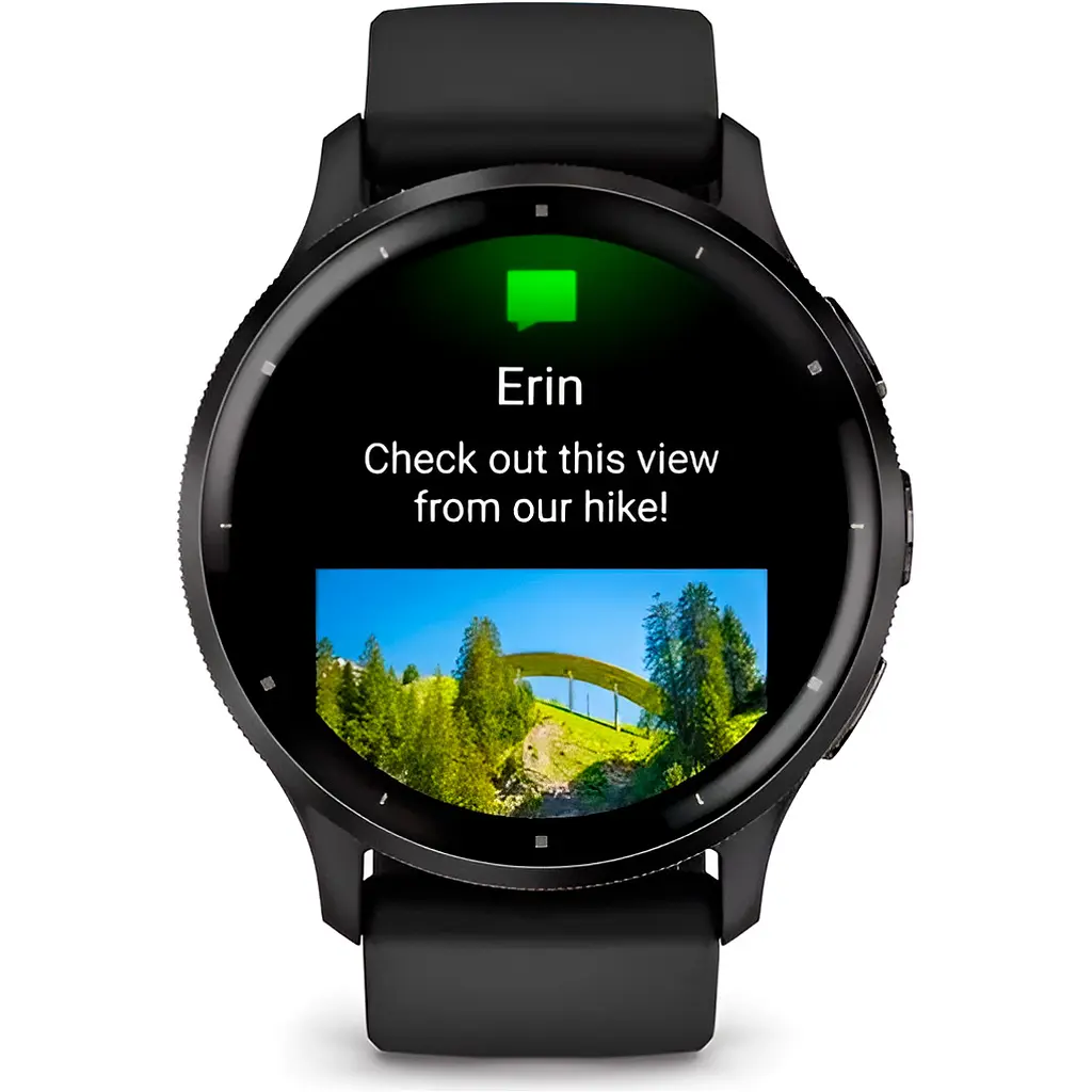 Смарт-часы Garmin Venu 3 Slate Stainless Steel Bezel with Black Case and Silicone Band [010-02784-01] [104895] - фото 4