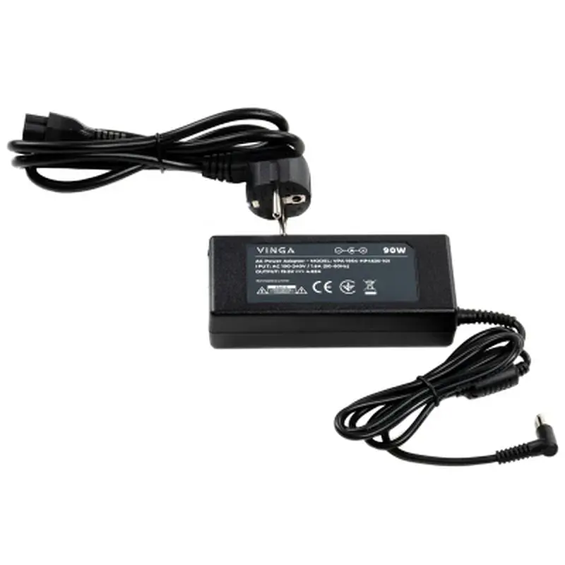 Блок живлення до ноутбуку Vinga HP 90W 19.5V 4.62А 4.5*3.0 (VPA-1954-HP4530-101) - фото 2