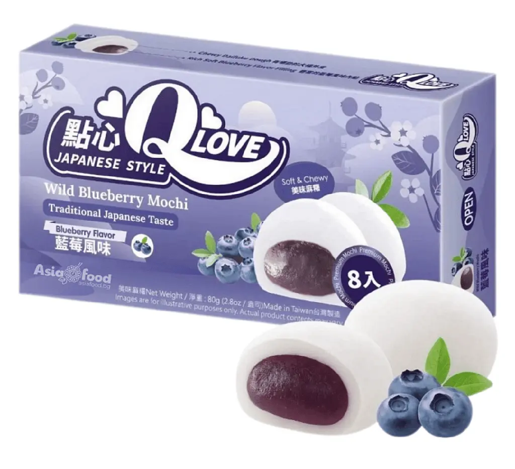 Моті QLove Wild Blueberry Mini Mochi 80г - фото 3