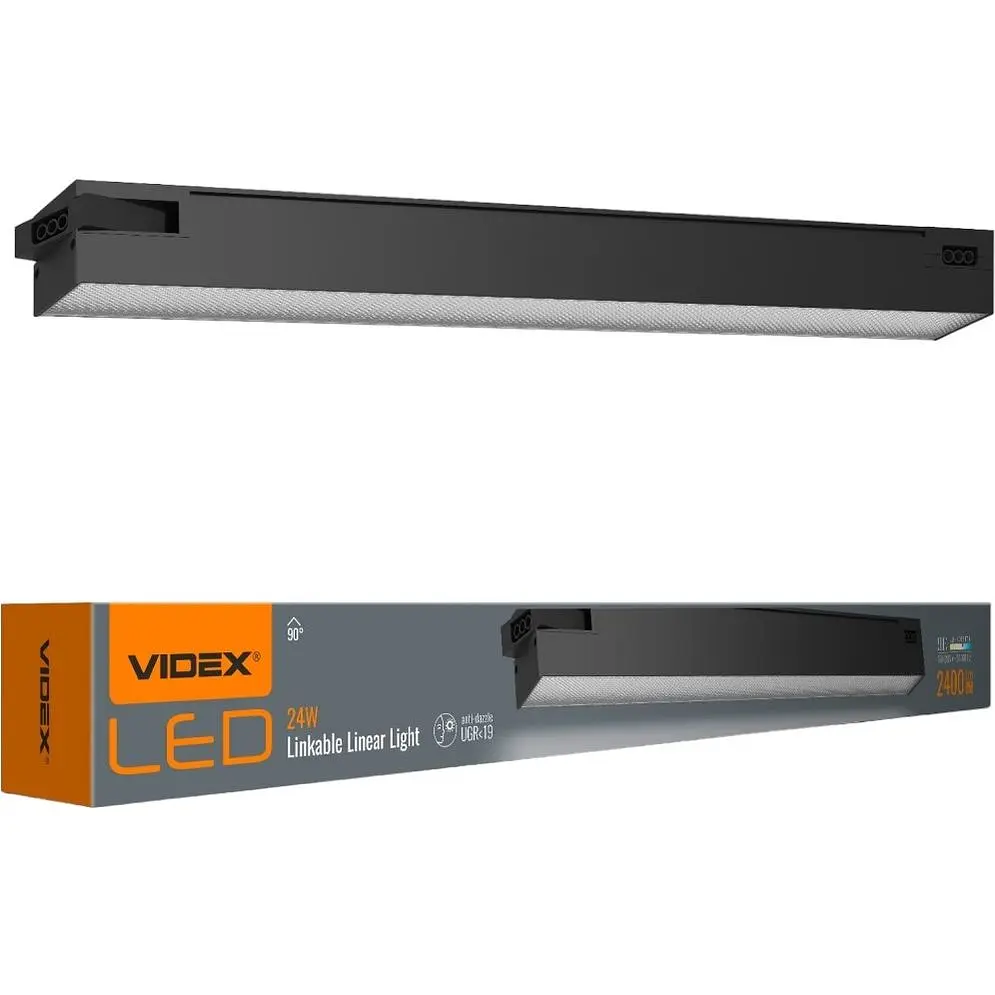 Светильник линейный Videx LED BNL02 магистральный 24W 0.6М 5000K 220V черный (VL-BNL02-24065B) - фото 12