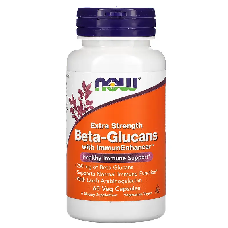 Бета-глюкани з підсилювачем імунітету Beta-Glucans with ImmunEnhancer - 60 вег. капсул