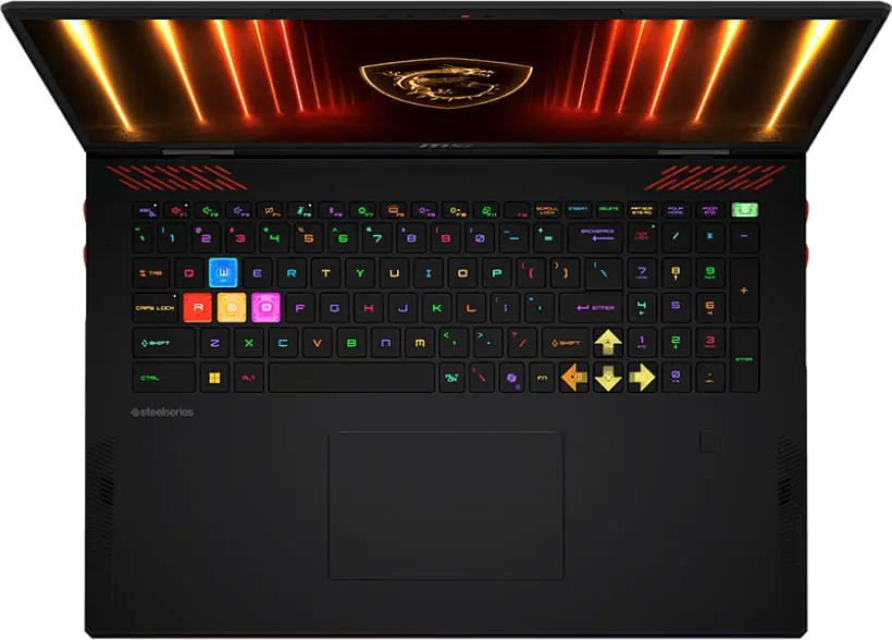 MSI Ноутбук MSI Raider 18 HX AI A2XWIG-251UA 18" UHD+, Intel U9-285HX, 64GB, F2TB, NVD5080-16, W11, чорний - фото 4