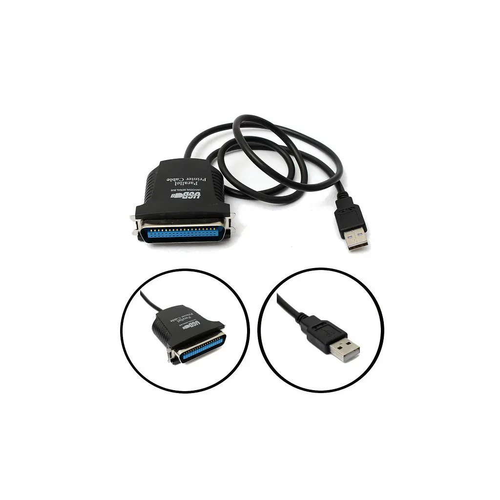 Кабель для передачі даних Dynamode USB to LPT 1.8m (USB2.0-to-Parallel) - фото 3