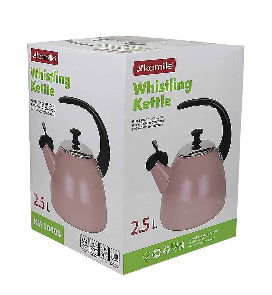 Чайник із свистком Kamille KM-1040B 2,5 л - фото 10