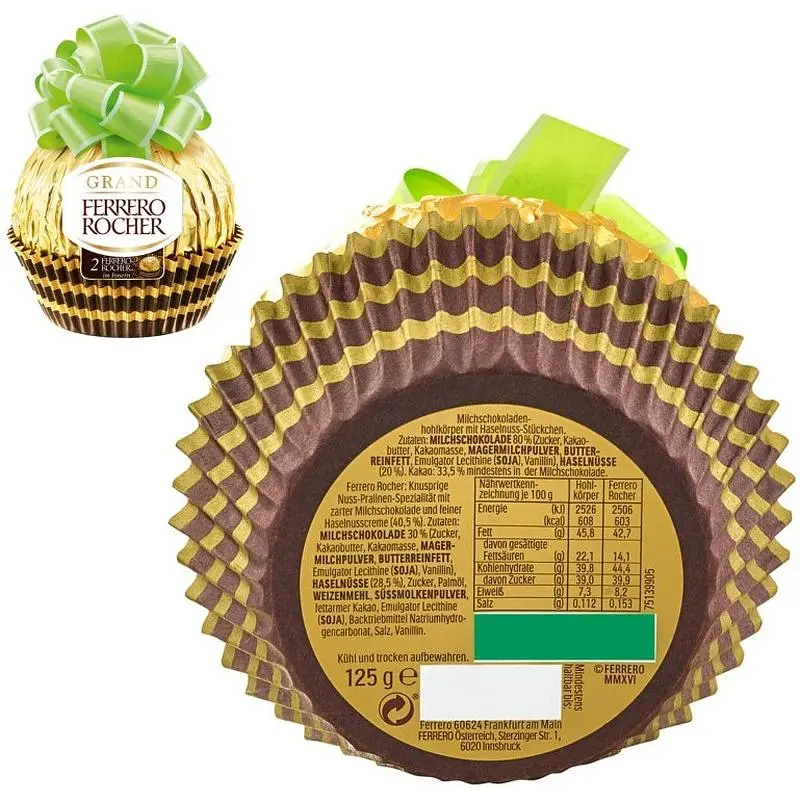 Конфета Ferrero Rocher Grand Milk 125 г - фото 2