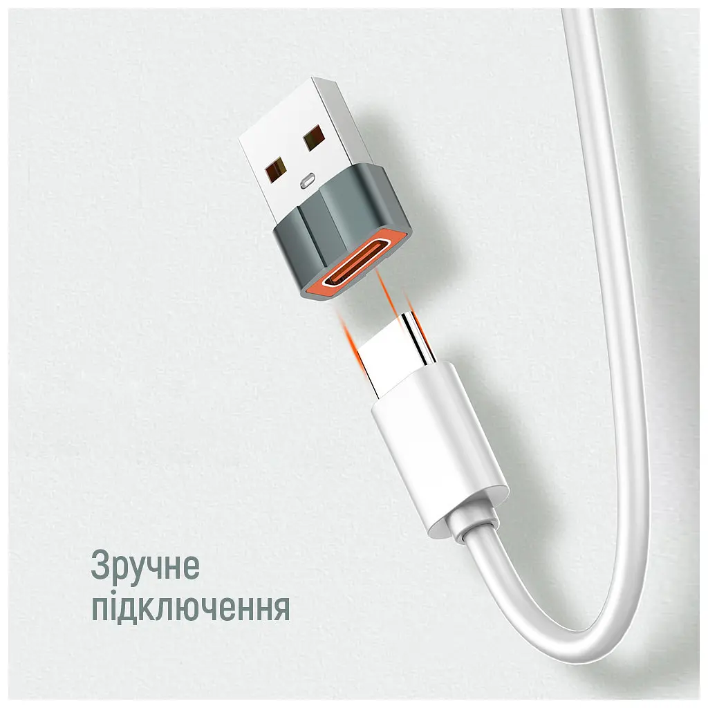 Переходник USB-C to USB-A ColorWay (CW-AD-CA) - фото 9
