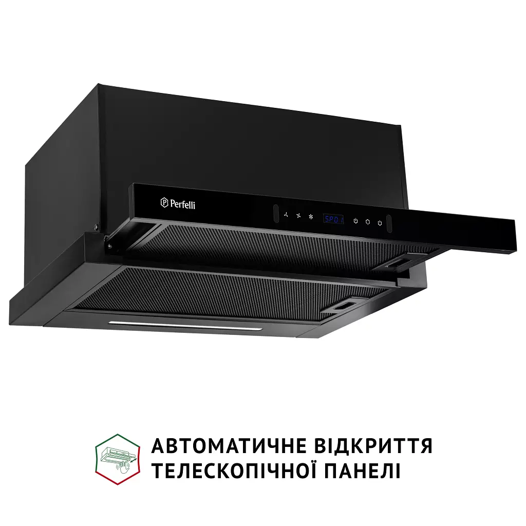 Витяжка телескопічна PERFELLI ISEO 6PWB NERO - фото 2