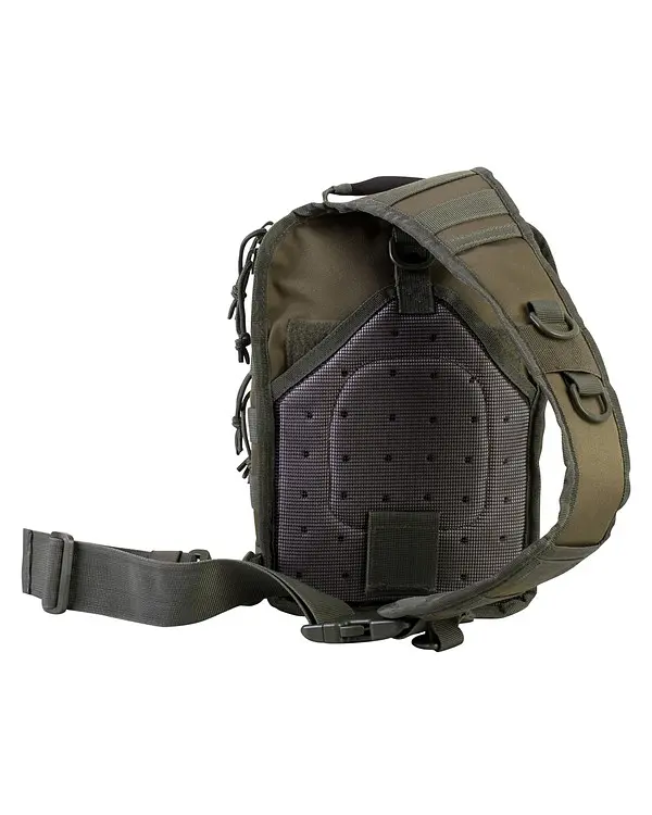 Рюкзак тактичний однолямковий Kombat UK Mini Molle Recon Shoulder Bag 10л Оливковий (1000-kb-mmrsb-olgr) - фото 3