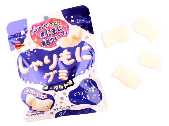 Жувальні цукерки Bourbon Sharimoni Gummy Yogurt зі смаком йогурту 57г - фото 3