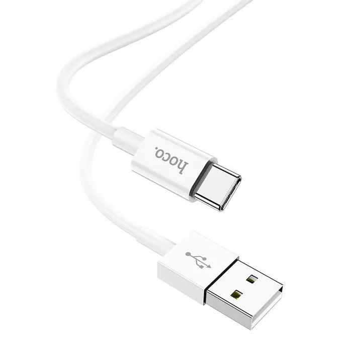 Кабель для заряджання USB на Type-C HOCO X64 3A Lightweight Білий - фото 2