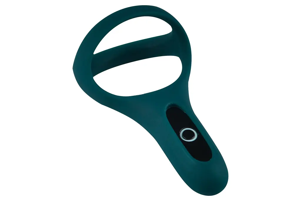Подвійне ерекційне кільце Fun Town Rise Turquoise, керування зі смартфона - фото 3