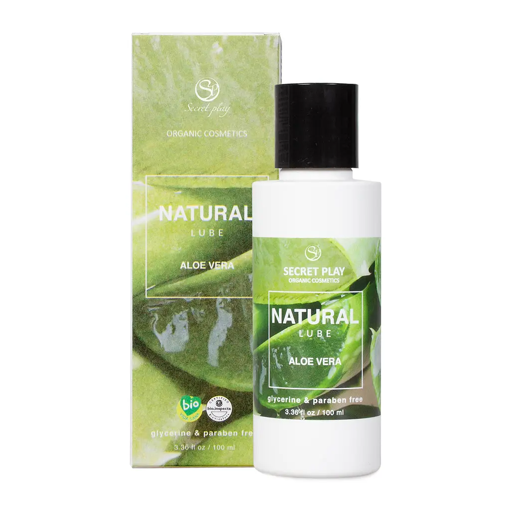 Лубрикант - Secret Play Natural Aloe Vera, 100 мл - фото 4