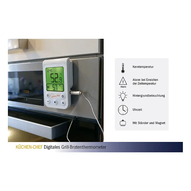 Термометр для барбекю цифровий TFA KÜCHEN-CHEF 14151002 - фото 4