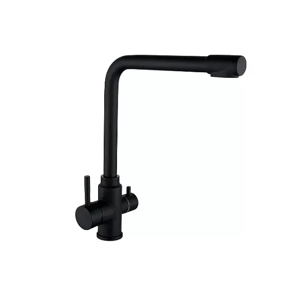 Змішувач для кухні WEZER із підключенням до фільтра EKO4C-01-BLACK