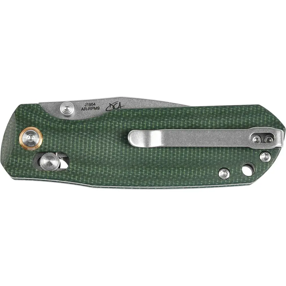 Ніж CJRB Maximal AR-RPM9 Micarta Green - фото 4