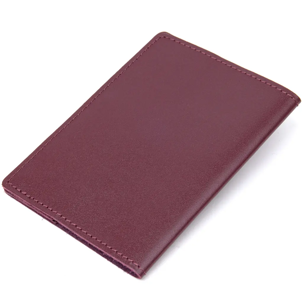 Шкіряна обкладинка для документів GRANDE PELLE 10х13,5х0,5 см acs0018498 - фото 2