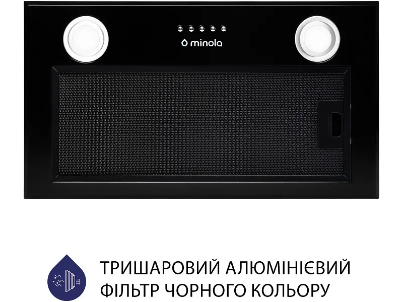 Витяжка Minola HBI 5222 BLF 700 LED - фото 3
