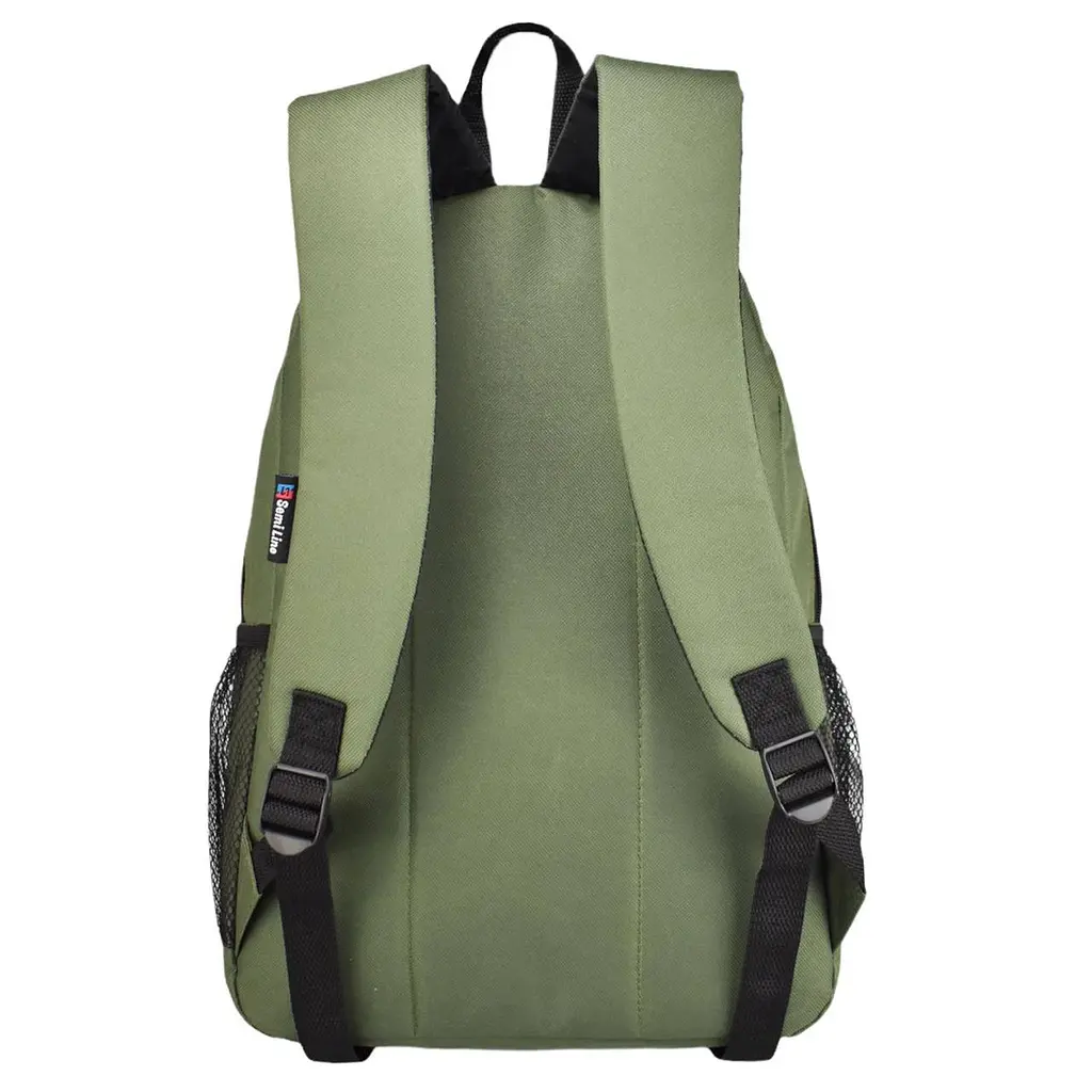 Рюкзак міський Semi Line 20 Khaki/Black (J4916-2), Хакі - фото 3