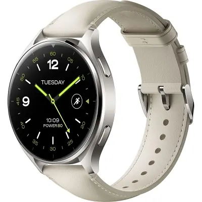 Смарт-годинник Xiaomi Watch 2 Titan BHR9306GL Gray Case White Leather Strap (1093970) - фото 8