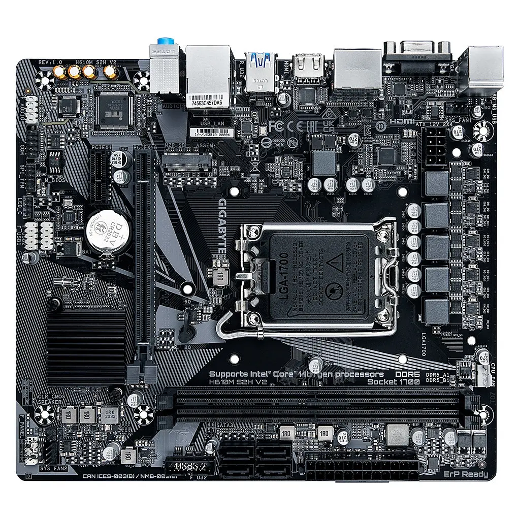 Материнська плата GIGABYTE H610M S2H V2 - фото 3