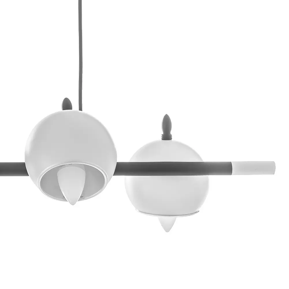 Люстра подвесная Brille современная E14 40W BK (BL-477S/4) - фото 3