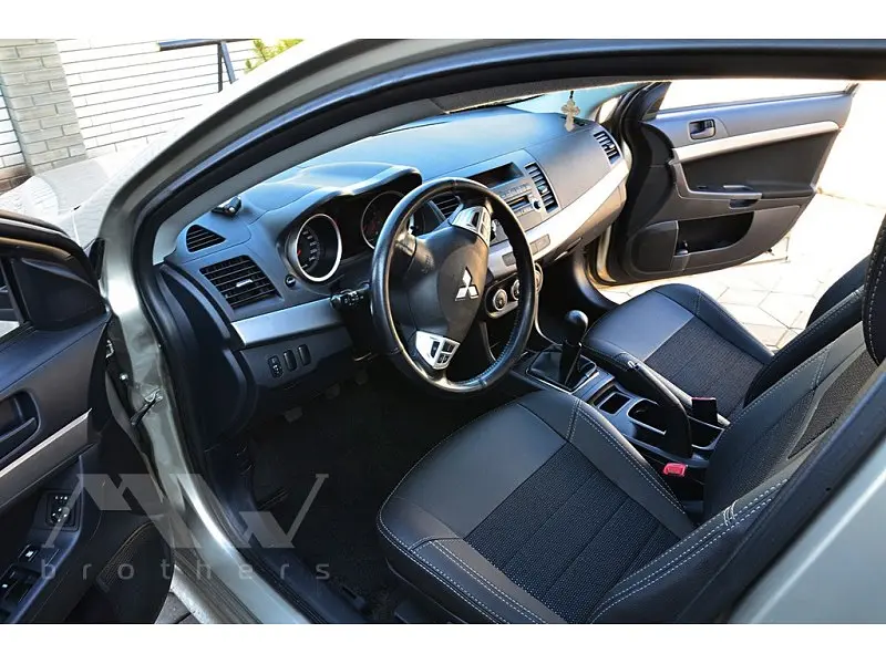 Авточохли модельні MW Brothers для Mitsubishi Lancer X c 2007 - фото 7