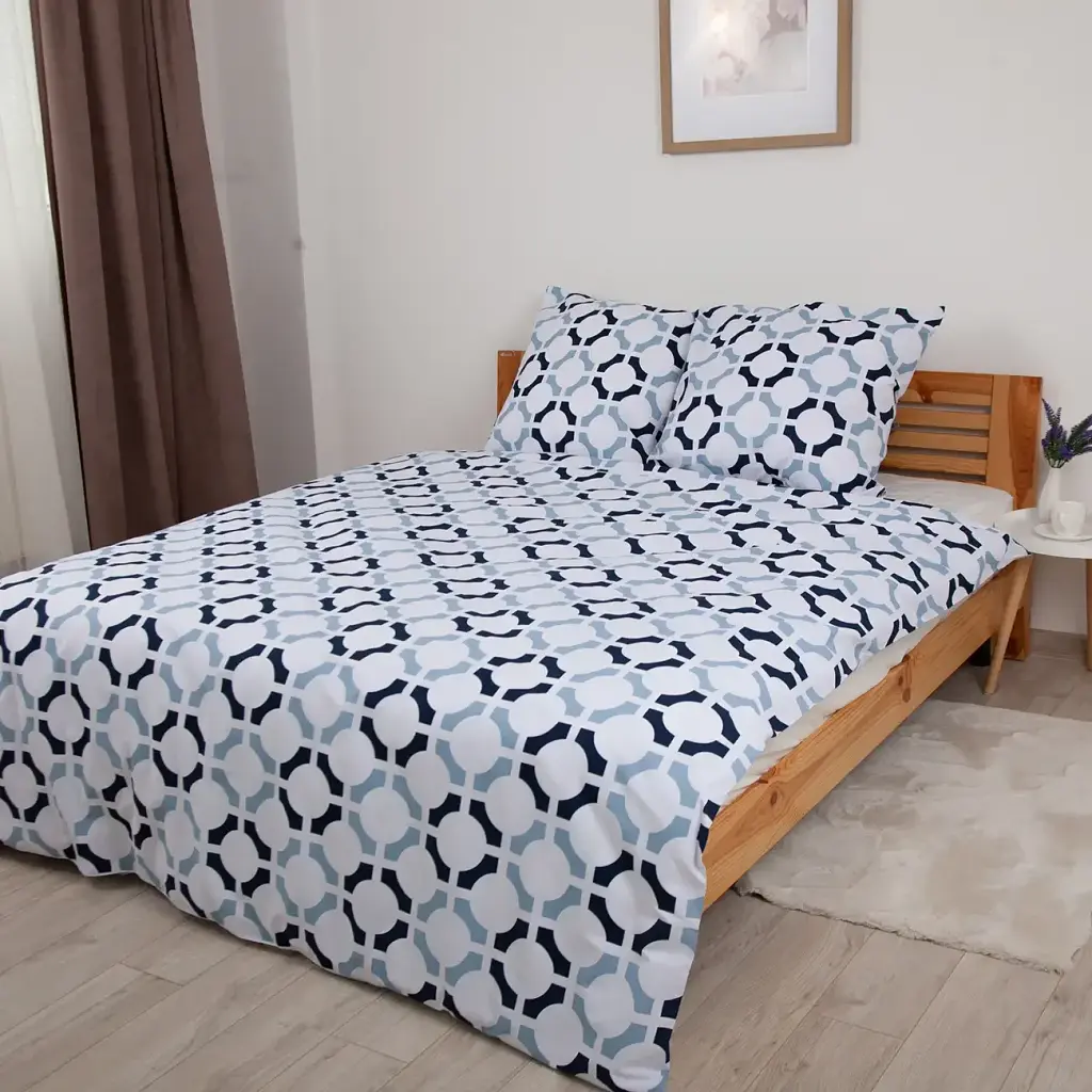 Комплект постільної білизни ТЕП Happy Sleep Duo Modern євро білий - фото 2