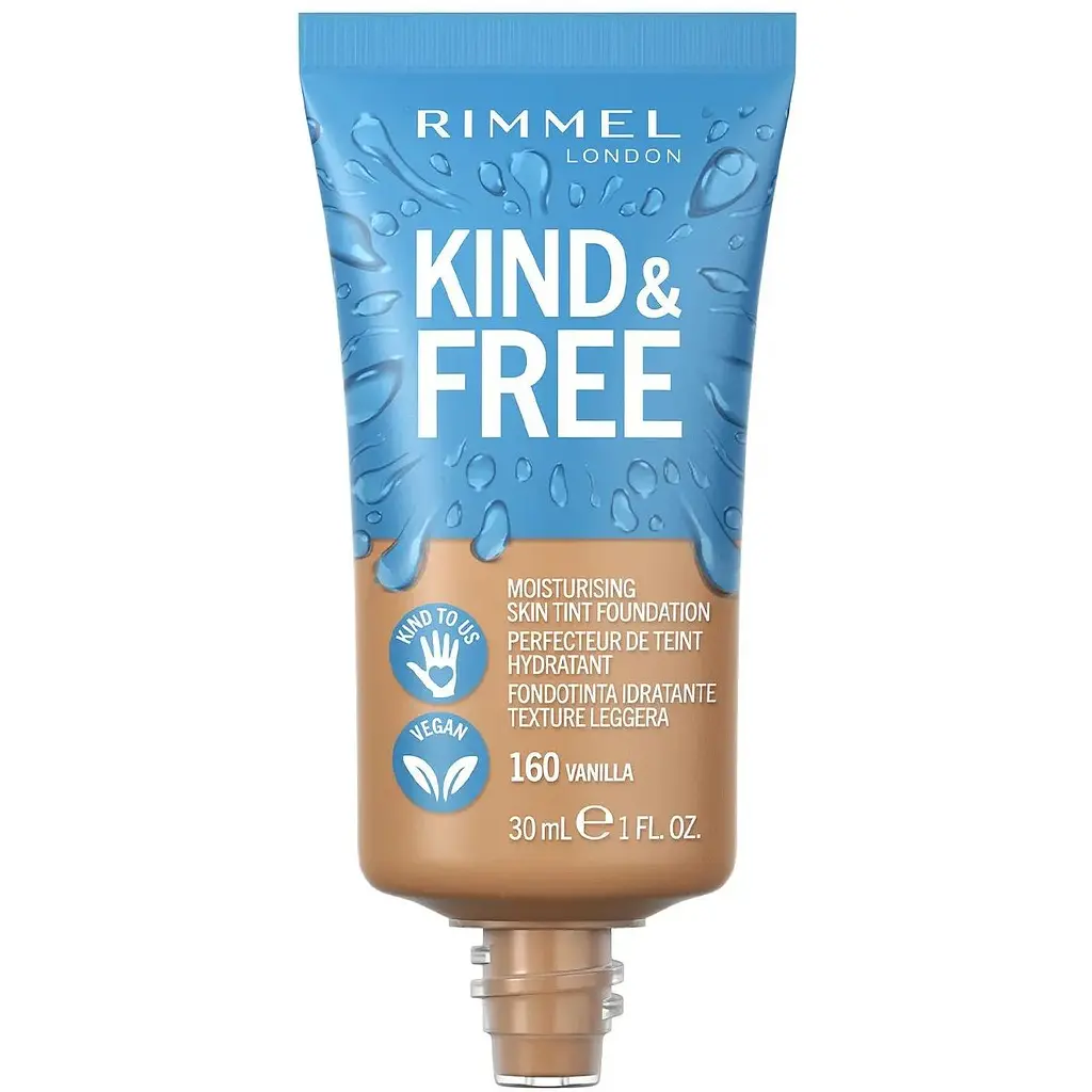 Тональна основа-тінт Rimmel Kind & Free відтінок 160 (Vanilla) 30 мл - фото 2