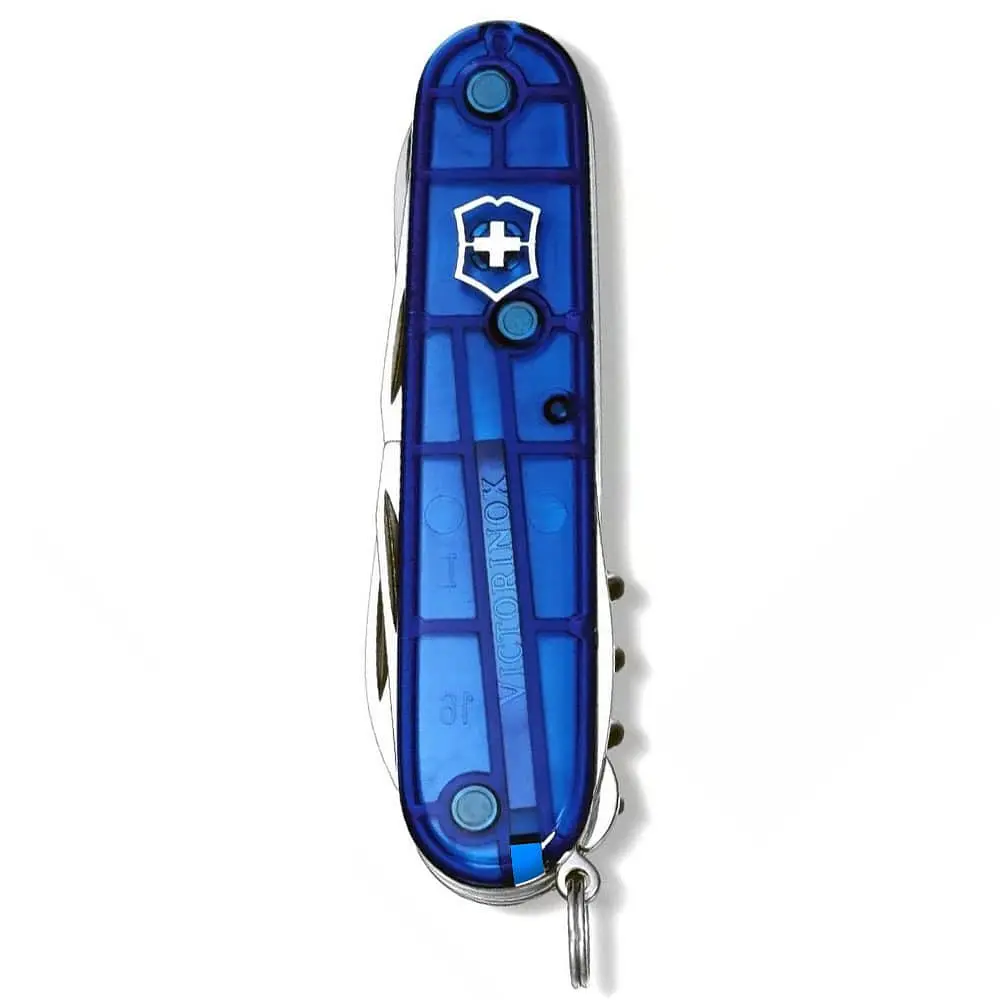 Ніж Victorinox Huntsman Ukraine 91мм,15функ,син.прозор-жовт.прозор - фото 3