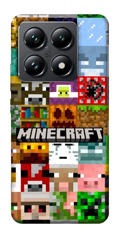 Чохол Demsky Minecraft collage для Xiaomi 14T Pro