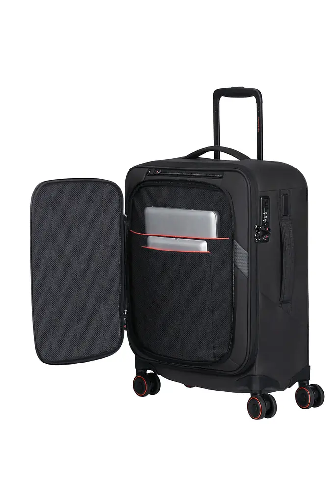 Валіза 55 См Samsonite GLAZED BLACK 55x40x23(26) KT9*09001 - фото 13