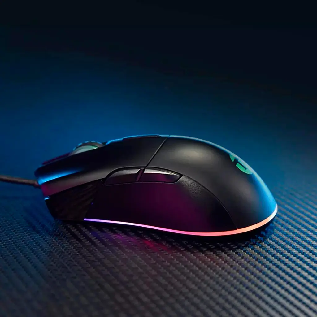 Мышь Xiaomi NingMei Wired Gaming Mouse GM55 Black [95639] - фото 3