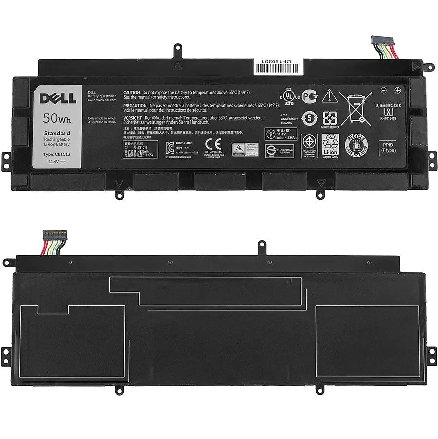 Батарея для ноутбука Dell CB1C13 (Chromebook 11) 11.4V 50W Чорний - фото 2