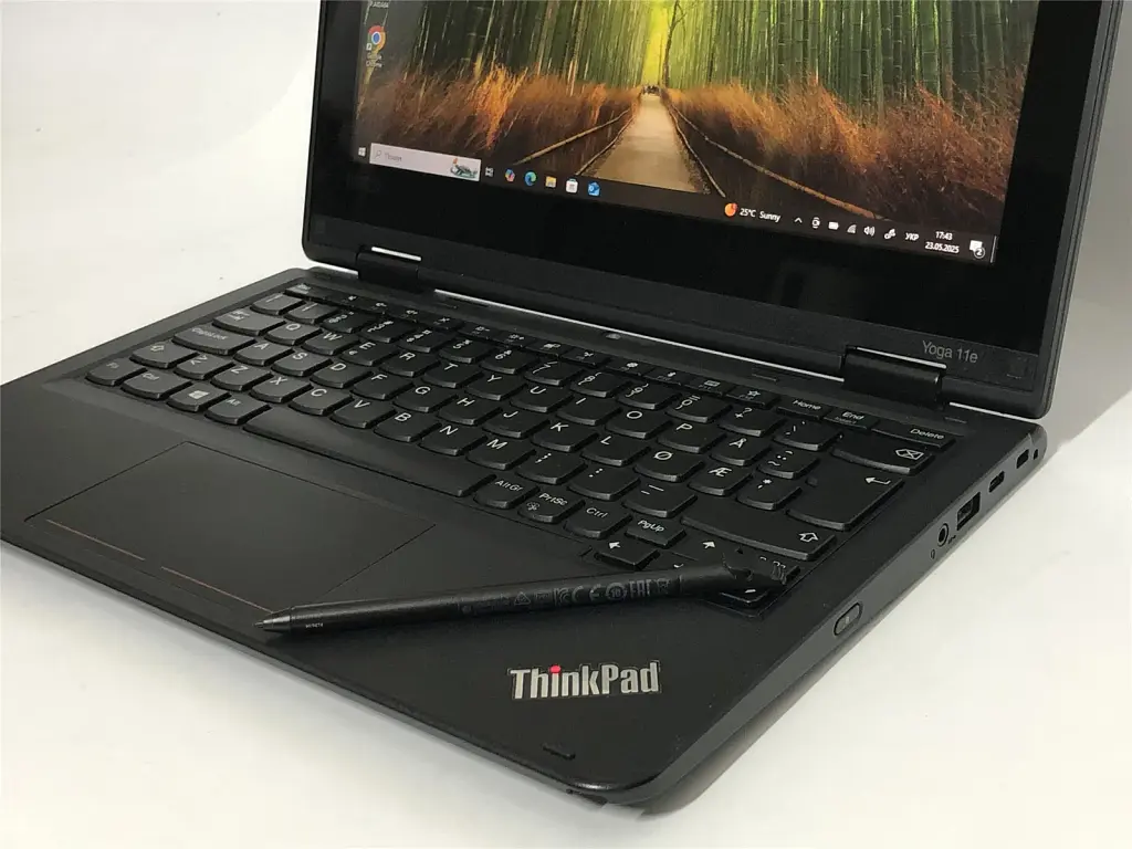 Ноутбук Lenovo ThinkPad Yoga 11e G5 / 11.6" (1366x768) IPS Touch / Pentium N5000 / 8GB / 256GB SSD / Win11Pro - Б/в - фото 4