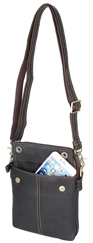 Кожаная сумка мужская Vintage 18,5х24х5 см sum0013939 - фото 6