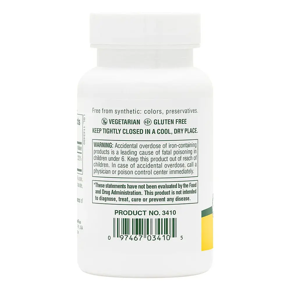 Залізо Natures Plus Iron 40 mg, 90 таблеток - фото 3