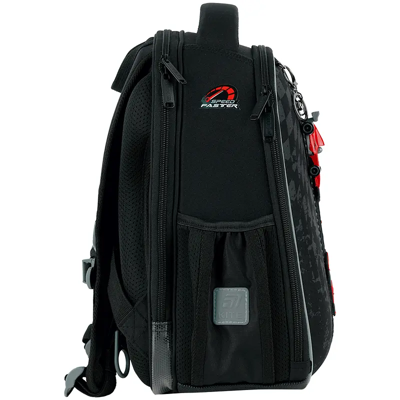 Рюкзак Kite Education каркасный 555 Race&Win Черный (K26-555S-8) - фото 4