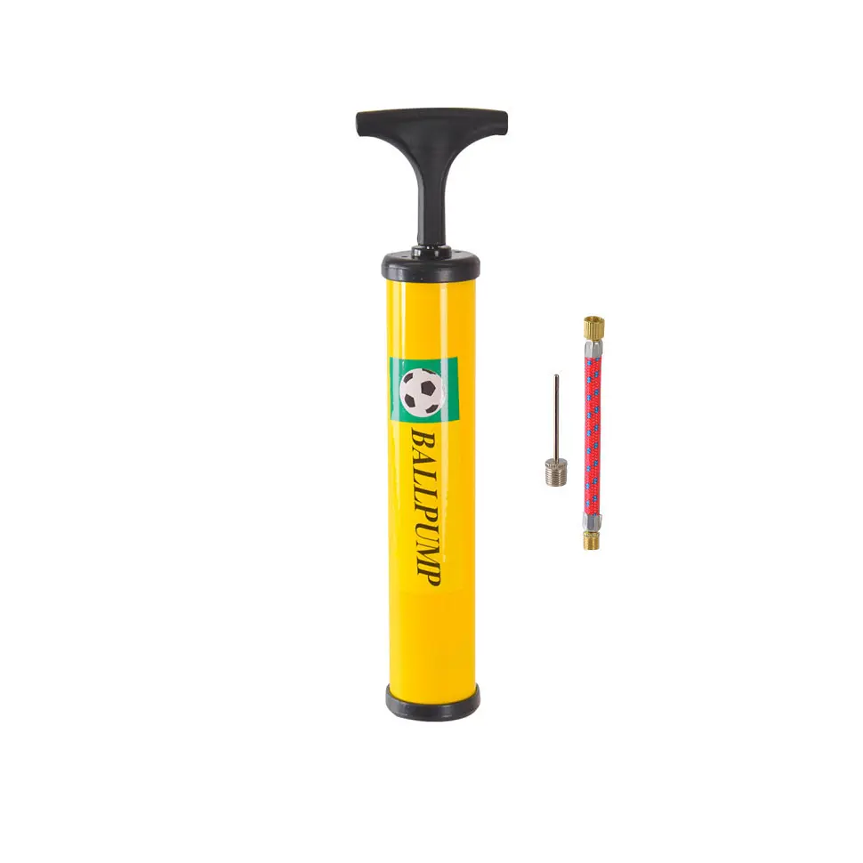 Ручний насос для м'ячів N41504(Yellow) 25 см голка для накачування та гнучкий шланг
