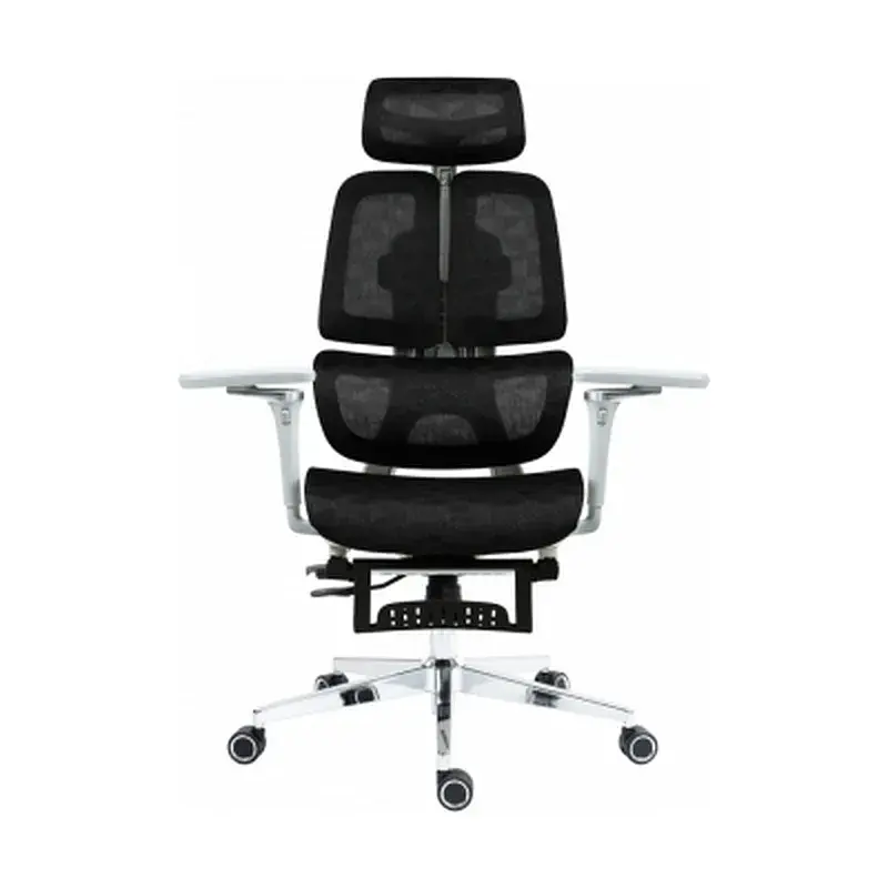 Офісне крісло GT Racer B-2450 White/Black - фото 6