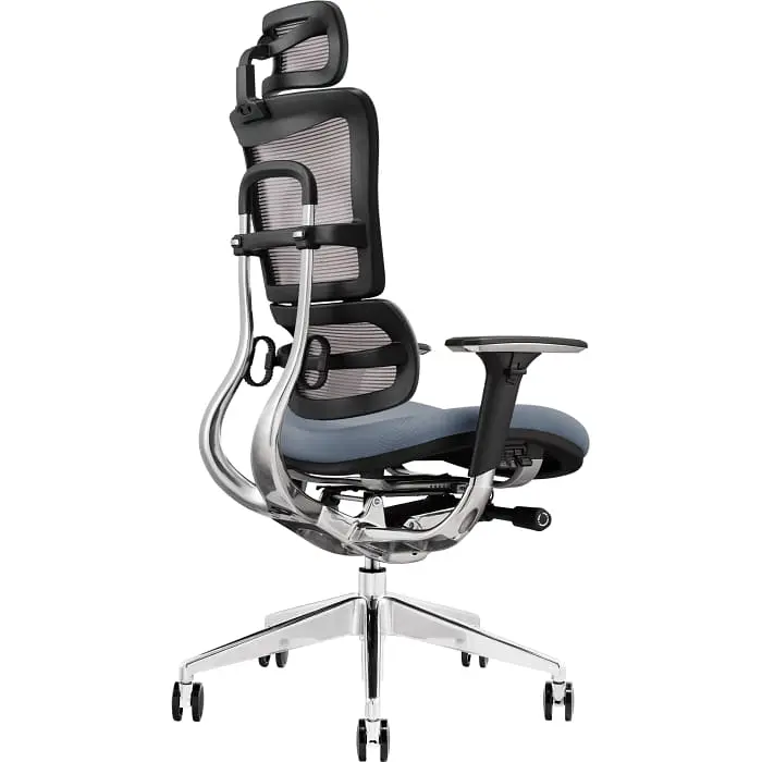 Офісне крісло GT Racer X-801 (W-20, B-40), світло-сіре (X-801 Bright Gray (W-20 B-40)) - фото 2