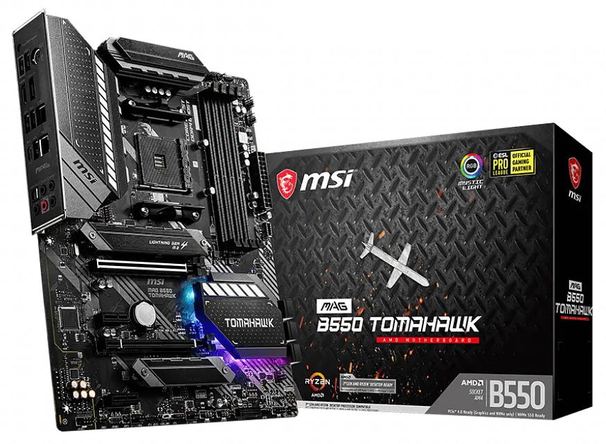 Материнська плата MSI MAG B550 Tomahawk Socket AM4 (MAG B550 TOMAHAWK) - фото 2