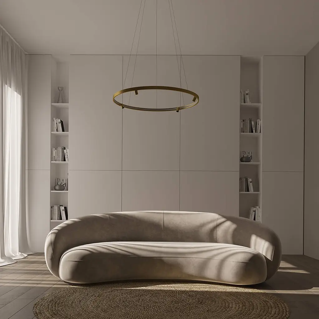 Люстра MJ-Light LOOP D740 4000K GD 12030 - фото 3