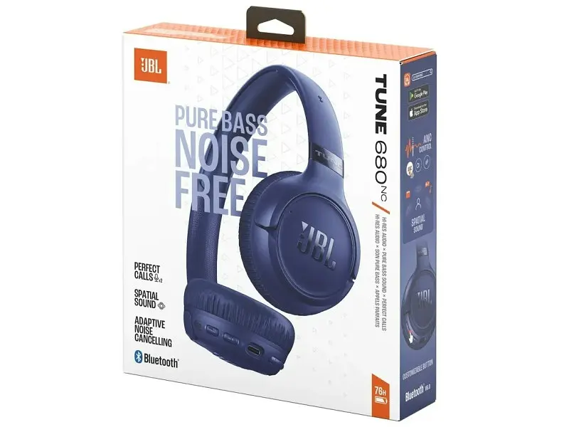 Навушники з мікрофоном JBL Tune 680NC Blue (T680NCBLU) - фото 9