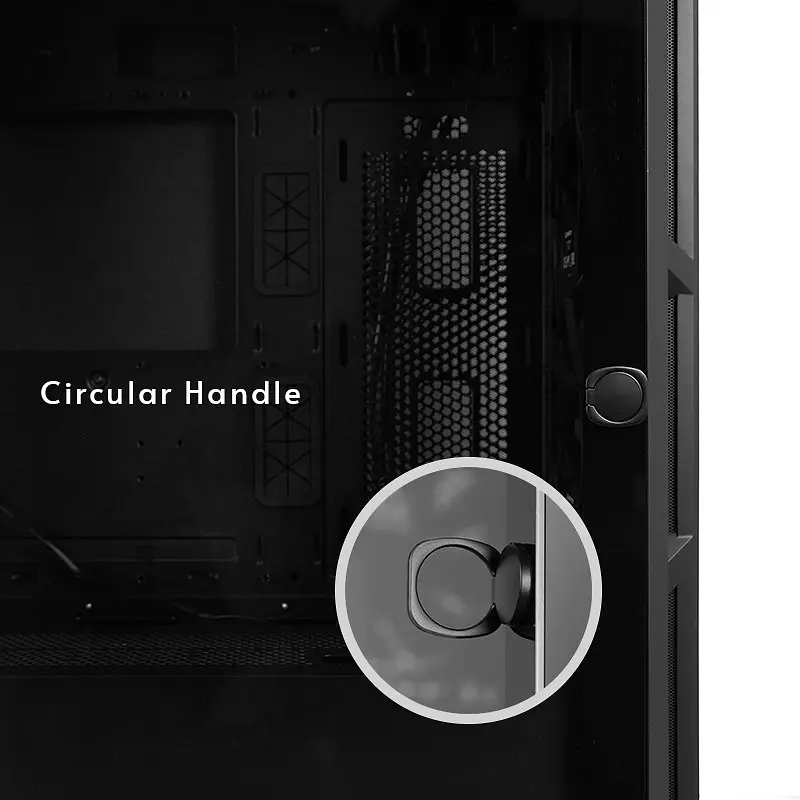 Корпус Chieftec APEX AIR GA-01B-M-OP 3x140mm, USB-C, E-ATX, без БЖ, Black - фото 9