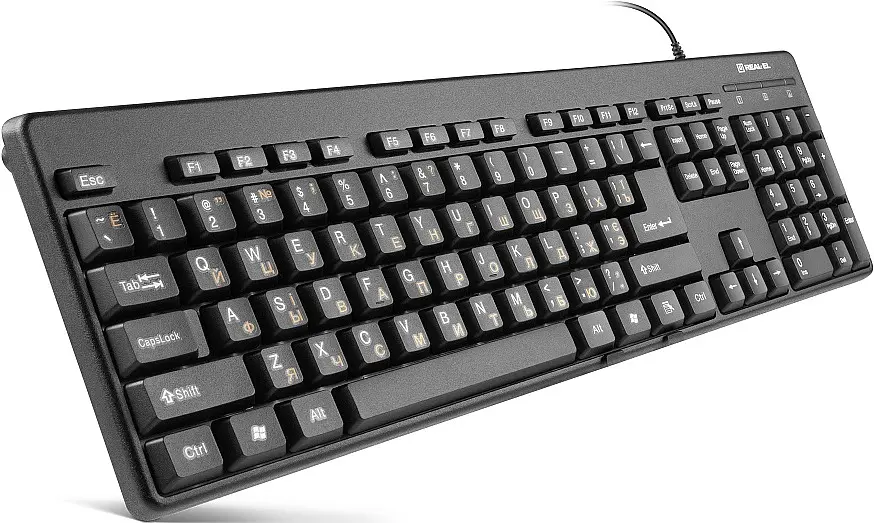 Клавіатура REAL-EL Standard 502 USB black (EL123100023) - фото 2